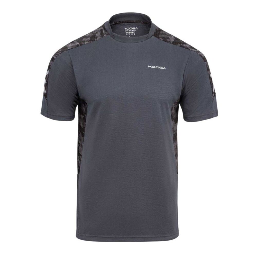 KooGa Mens Panels Crew Neck / Charcoal